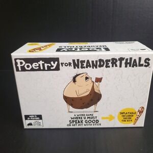 Exploding Kittens Poetry for Neanderthals Word Family Card Game For Ages 7+ NEW
